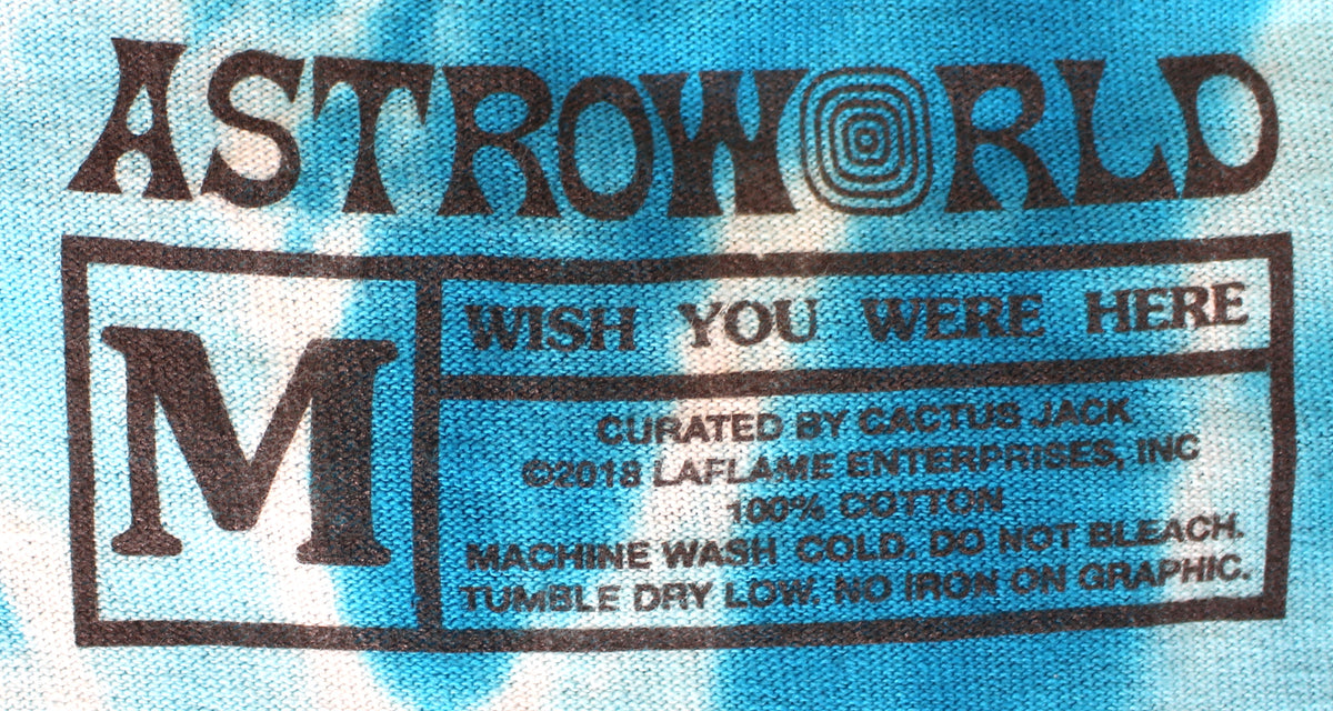tie dye astroworld shirt long sleeve
