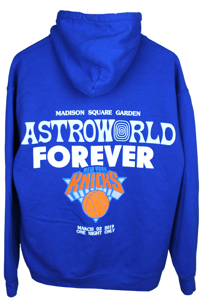 Travis Scott Astroworld MSG Knicks Hoodie – MERCHWAV