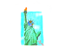 Travis Scott Astroworld MSG Statue of Liberty T-Shirt