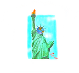 Travis Scott Astroworld MSG Statue of Liberty T-Shirt