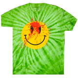 Playboi Carti Die Lit Tour Tie Dye Smiley Face T-Shirt