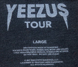 Kanye West Yeezus Tour Blue Splatter T-Shirt