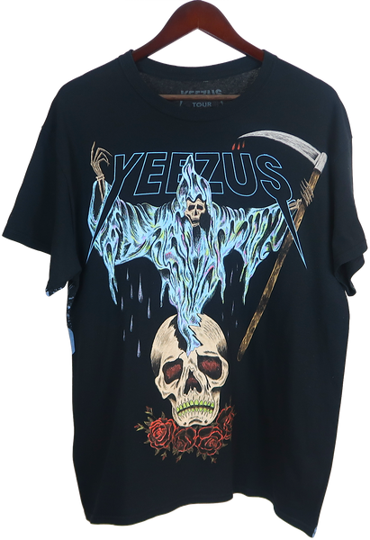 Kanye West Yeezus Tour Blue Splatter T-Shirt