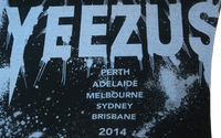 Kanye West Yeezus Tour Blue Splatter T-Shirt