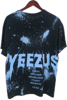 Kanye West Yeezus Tour Blue Splatter T-Shirt