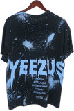 Kanye West Yeezus Tour Blue Splatter T-Shirt