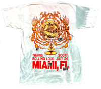 Travis Scott Live At The Gate Acid Dye T-Shirt