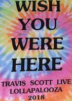 Travis Scott Lollapalooza Astroworld Tie Dye T-Shirt