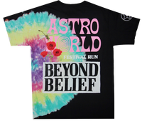 Travis Scott Astroworld Fest Run 19' Tie Dye T-Shirt