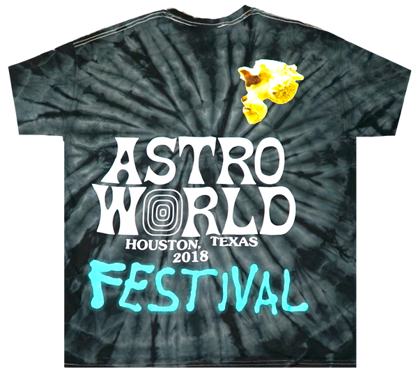 Travis Scott Astroworld Festival '18 Tie Dye T-Shirt
