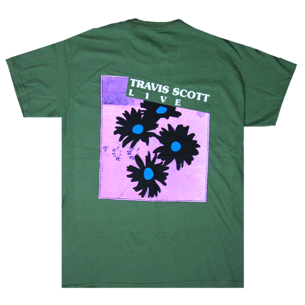 Travis Scott Astroworld Fest Run 19' Flower T-Shirt